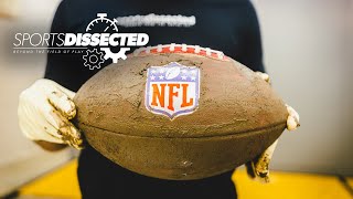 How a FOOTBALL is Broken In By “MUDDING”  Sports Dissected [upl. by Eaj979]