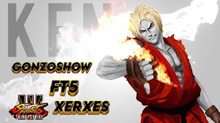 3rd Strike Street Fighter III FINAL MONEY MATCH HYPE  GONZOSHOW VS XERXES KEN VS KEN FT5 [upl. by Mccourt]