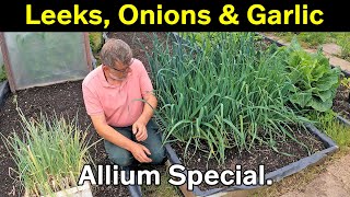 Leeks  Garlic  Onions  Shallots  Leek Backups  Green Side Up [upl. by Notxed398]