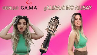 Probamos el Cepillo Secador GAMA❗  ALISA O NO ALISA⁉️ 🤷🏻 [upl. by Epuladaugairam]