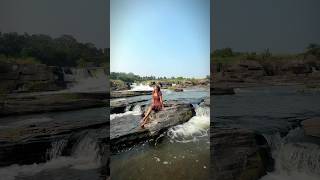 Bhatinda Waterfall Dhanbad For drone video please visit my Insta Id  travelwithani minivlog [upl. by Agemo28]