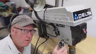 Delta 14 12quot Drill Press Return Spring Fix [upl. by Skye]