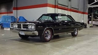 1966 Dodge Coronet 500 in Black Paint amp 426 Hemi Engine Sound on My Car Story with Lou Costabile [upl. by Arquit]