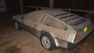 DeLorean Barn Find that hasnt seen light in over 32 years [upl. by Alohcin]