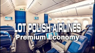 4K 🇵🇱 LOT Polish Airlines Premium Economy Flight [upl. by Gibbie154]