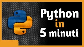 PYTHON TUTORIAL ITA  Impara Python in tempo RECORD [upl. by Akciret672]