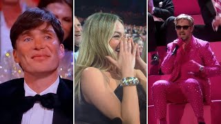 Celebrities REACT to Ryan Gosling’s ‘I’m Just Ken’ Oscars Performance [upl. by Natfa571]