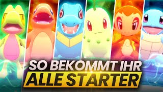 So bekommt ihr ALLE 12 STARTERPOKEMON in Strahlender Diamant und Leuchtende Perle [upl. by Hsara]