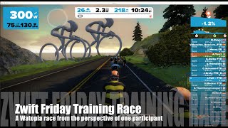 Zwift Friday Training Race May 8 2015 [upl. by Leunad]