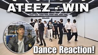 ATEEZ 에이티즈  Win Dance Practice Reaction [upl. by Ayeka280]