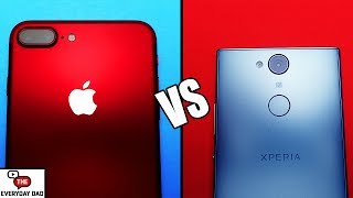 Sony XA2 vs iPhone Camera Comparison Can a BUDGET CELL PHONE keep up 4k [upl. by Patti622]