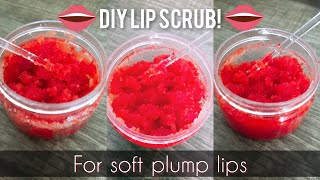 DIY Lip Scrub  2 ingredients [upl. by Ettellocin226]