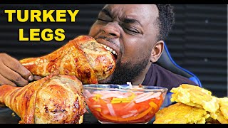 BEAST FEAST DESTROYS HUGE TURKEY LEGS MUKBANG [upl. by Ennair]