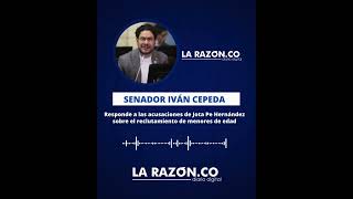 Respuesta del senador Iván Cepeda a las acusaciones de Jota Pe Hernández sobre el reclutamiento [upl. by Keefer133]