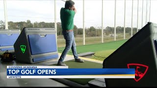 Topgolf Lafayette officially opens [upl. by Cappella]