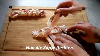 Blätterteig Bacon Zopf [upl. by Gerianna]