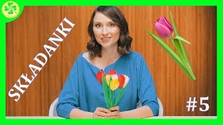 Składanki  Tulipan z krepiny [upl. by Claresta]