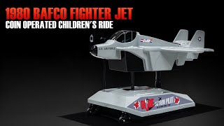 1980 Bafco Fighter Jet Coin Operated Childrens Ride [upl. by Arised817]