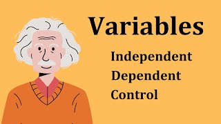 IndependentDependent and Control Variables [upl. by Ennayd]