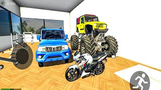 IBD3D  Apache Bike Bolero Backhoe Loader Monster Thar City Driving Sim  Android Gameplay 14 [upl. by Atarman]