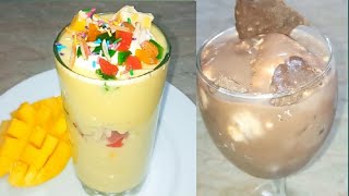 Cold Coco Recipe  Mango Mastani  Chocolate Milk shake Summer drink [upl. by Aihsem252]