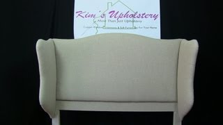 How To Build and Upholster a Wingback Headboard [upl. by Salli924]