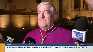 Arcidiocesi in festa Arriva il vescovo coadiutore mons Panzetta [upl. by Atirehs]