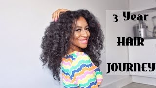 How my 4C Natural Hair Grew 20 inches in 3yrs  HAIR JOURNEY [upl. by Nahgaem372]