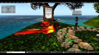 Second Life Firestorm Support Region exploration [upl. by Aikin659]