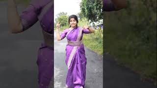 🌻💜 love saree ananthabadhram malayalammovie thiranurayum traditional dancecover dance [upl. by Berky592]