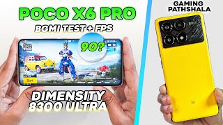 POCO X6 Pro  90 FPS PUBG Test with FPS 🔥 Overheat amp Battery Drain 🤐 [upl. by Belayneh]