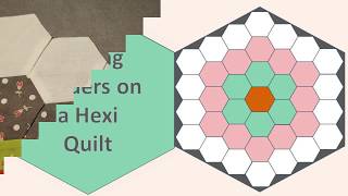 Sewing Borders on a Hexi Quilt [upl. by Sissy895]