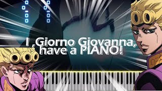 I Giorno Giovanna HAVE A PIANO [upl. by Lekym]