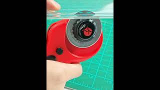 Ultimate Cutting Ruler for Effortless Fabric Cuttingkearing rotarycutter quiting handcraft [upl. by Lanrev]