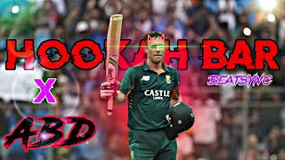 Hookah Bar x Ab De Villiers Beatsync Edit 🔥😍Ab De Villiers WhatsApp Status 💥ABDIAN [upl. by Torp534]