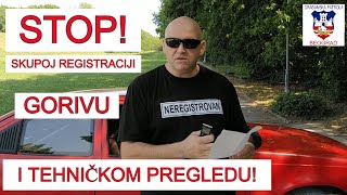 STOP SKUPOJ REGISTRACIJI GORIVU I TEHNIČKIM PREGLEDIMA NOVI SAD MIŠELUK 0408 2021 [upl. by Nnylaf]