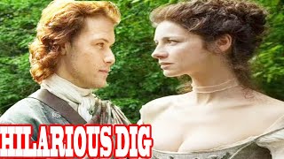 quotOutlander’s Caitriona Balfe Delivers Hilarious Jab at ‘Single’ CoStar Sam Heughanquot [upl. by Enram299]