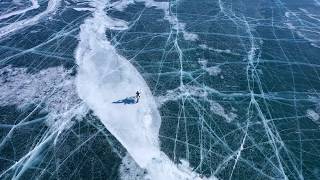 Mongolian Ice Challenge  on the frozen Khuvsgul Lake [upl. by Waldos]