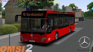 Omsi 2  Rheinhausen  Line 15  Mercedes Benz Citaro C2 [upl. by Akinot635]