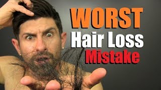 1 Hair Loss MISTAKE You Can Make How To KEEP Your Hair [upl. by Zalucki]