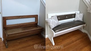 SAD BENCH MAKEOVER  Life with Queenii [upl. by Kingdon]