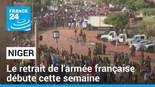 Niger  le retrait de larmée française débute cette semaine • FRANCE 24 [upl. by Hilliard118]