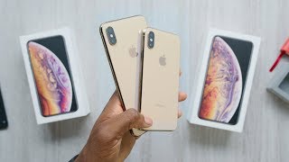 Gold iPhone Xs Max Unboxing [upl. by Tyre]