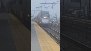 Acela Express at maximum speed acela train trainlover boston [upl. by Audrit242]