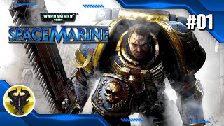 Warhammer 40k  Space Marine Mode Difficile  FR  Episode 1  POUR LEMPEREUR [upl. by Elinet]