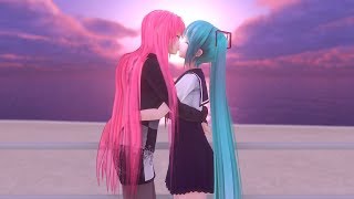 【初音ミク10周年記念】MMDPV Ladies First feat初音ミク·巡音ルカ [upl. by Tunk]