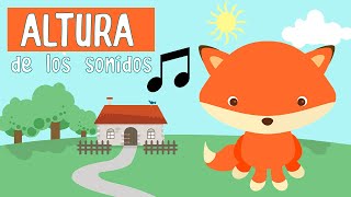 JUEGOS MUSICALES Cualidades del sonido ALTURA DONLUMUSICAL [upl. by Inalaehak]