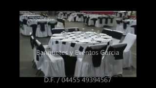 Montaje de mesas para fiestas banquetes reuniones eventos BANQUETES DF [upl. by Folger]