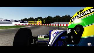 Ayrton Senna 1994 Imola Pole Onboard  Assetto Corsa [upl. by Braasch]