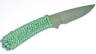 How to Wrap a Knife Handle with Paracord  BoredParacord [upl. by Carmon]